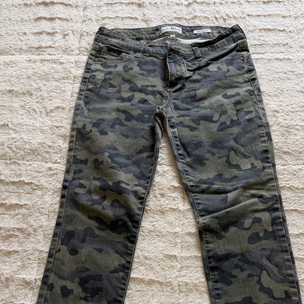 Olive Camo Women's Jeans